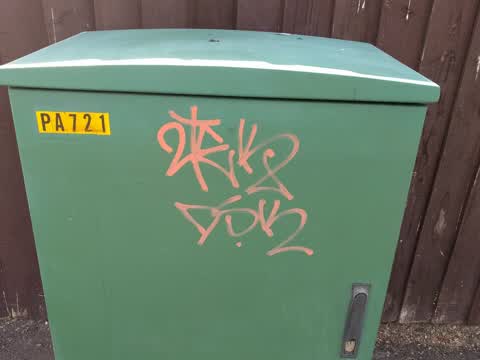 Graffiti, a report photo