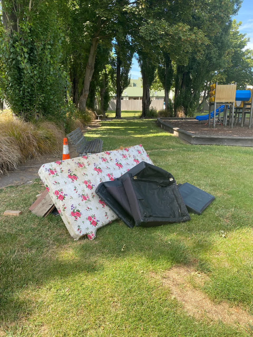 The photograph attached to this parks report