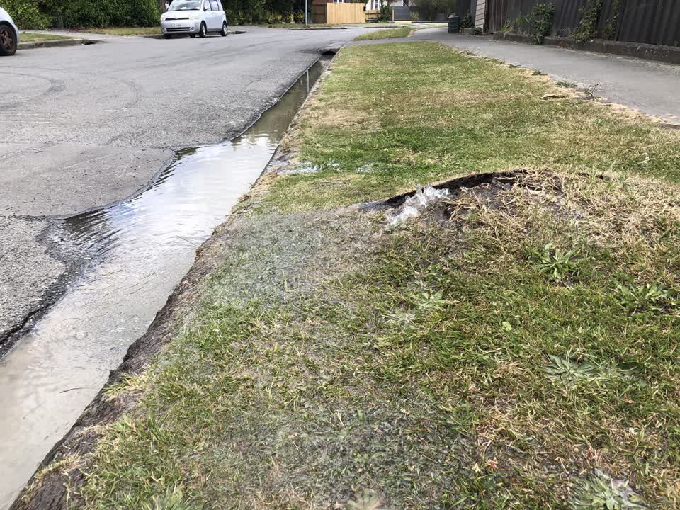 The photograph attached to this water supply report