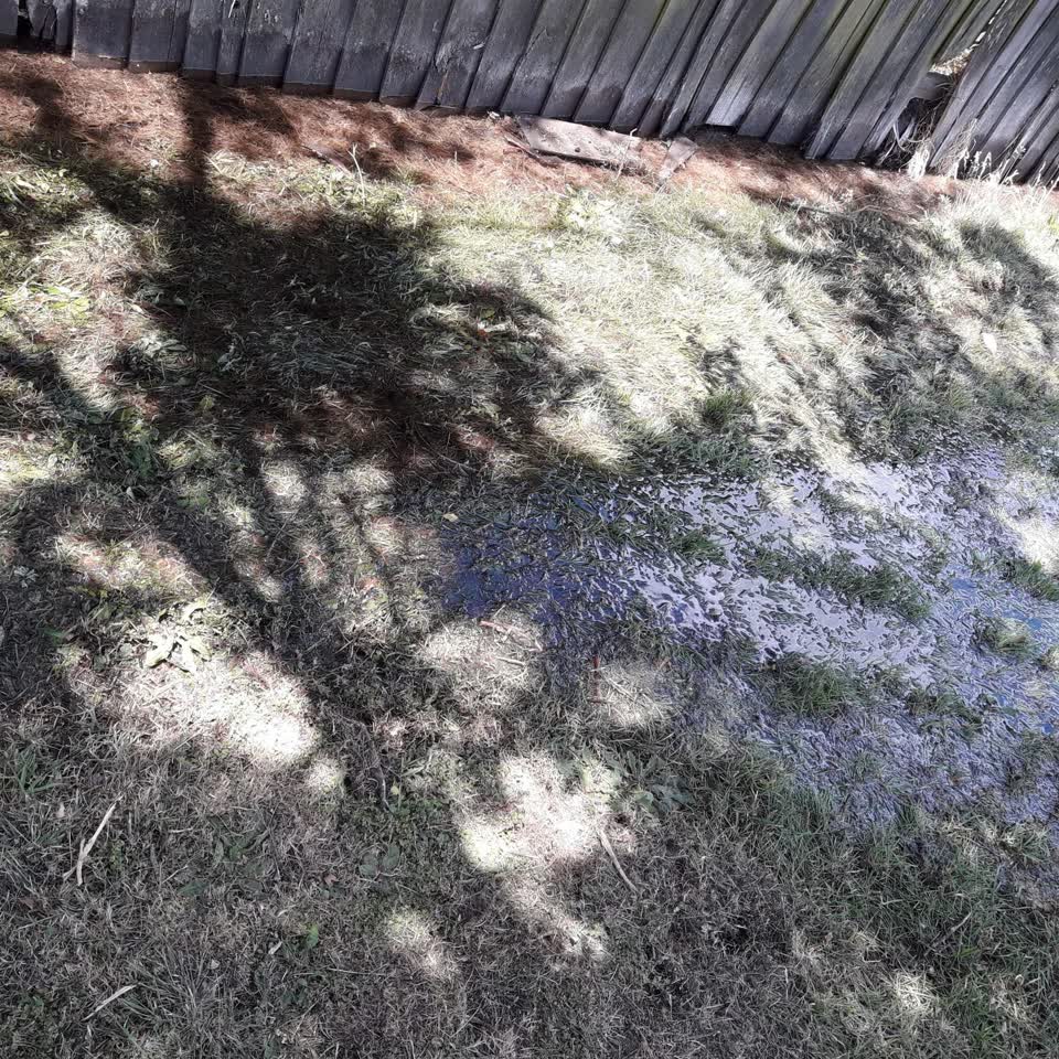 The photograph attached to this flooding report