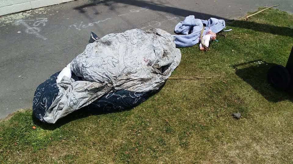 The photograph attached to this rubbish/recycling report