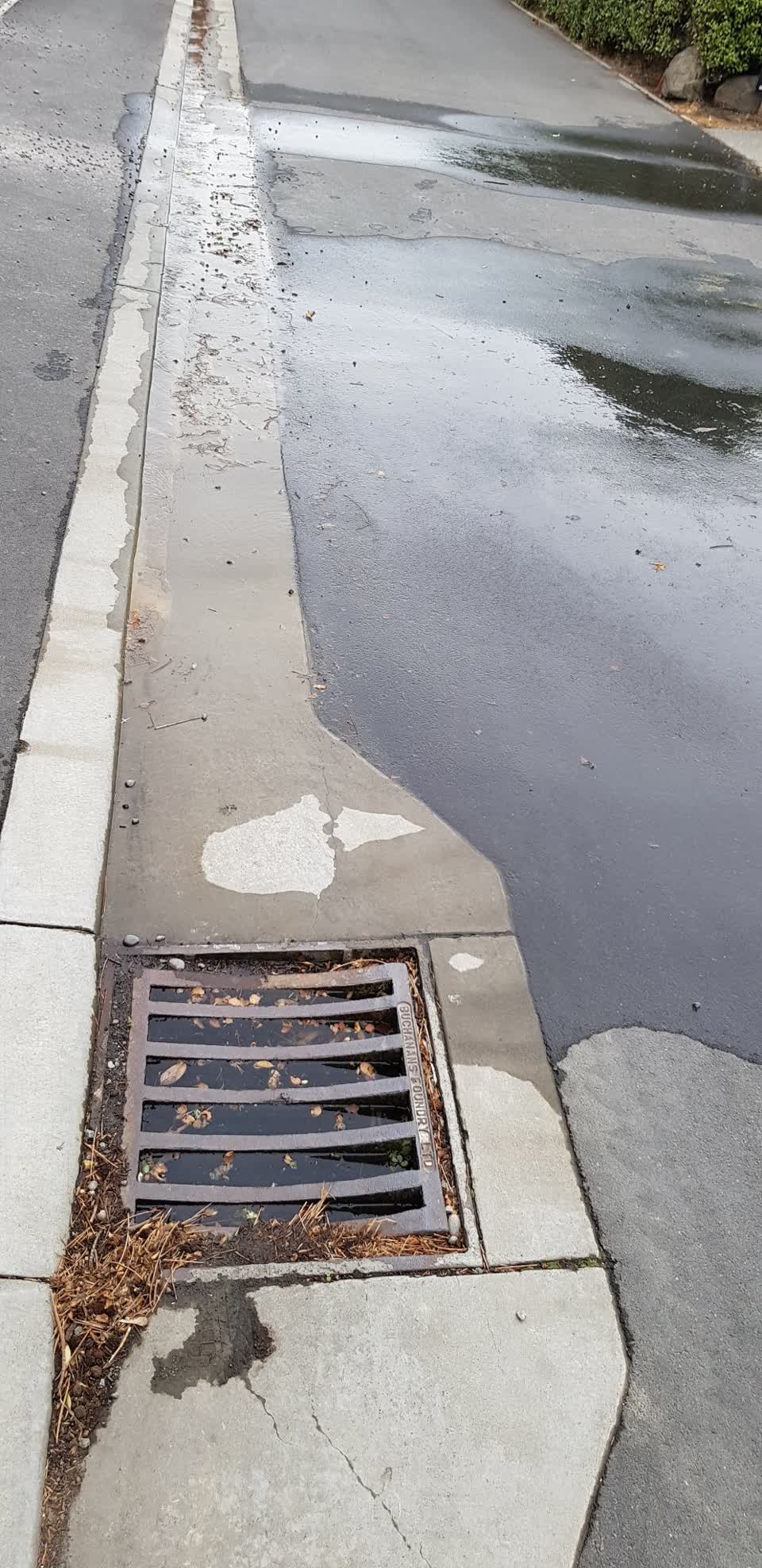 The photograph attached to this wastewater/stormwater report