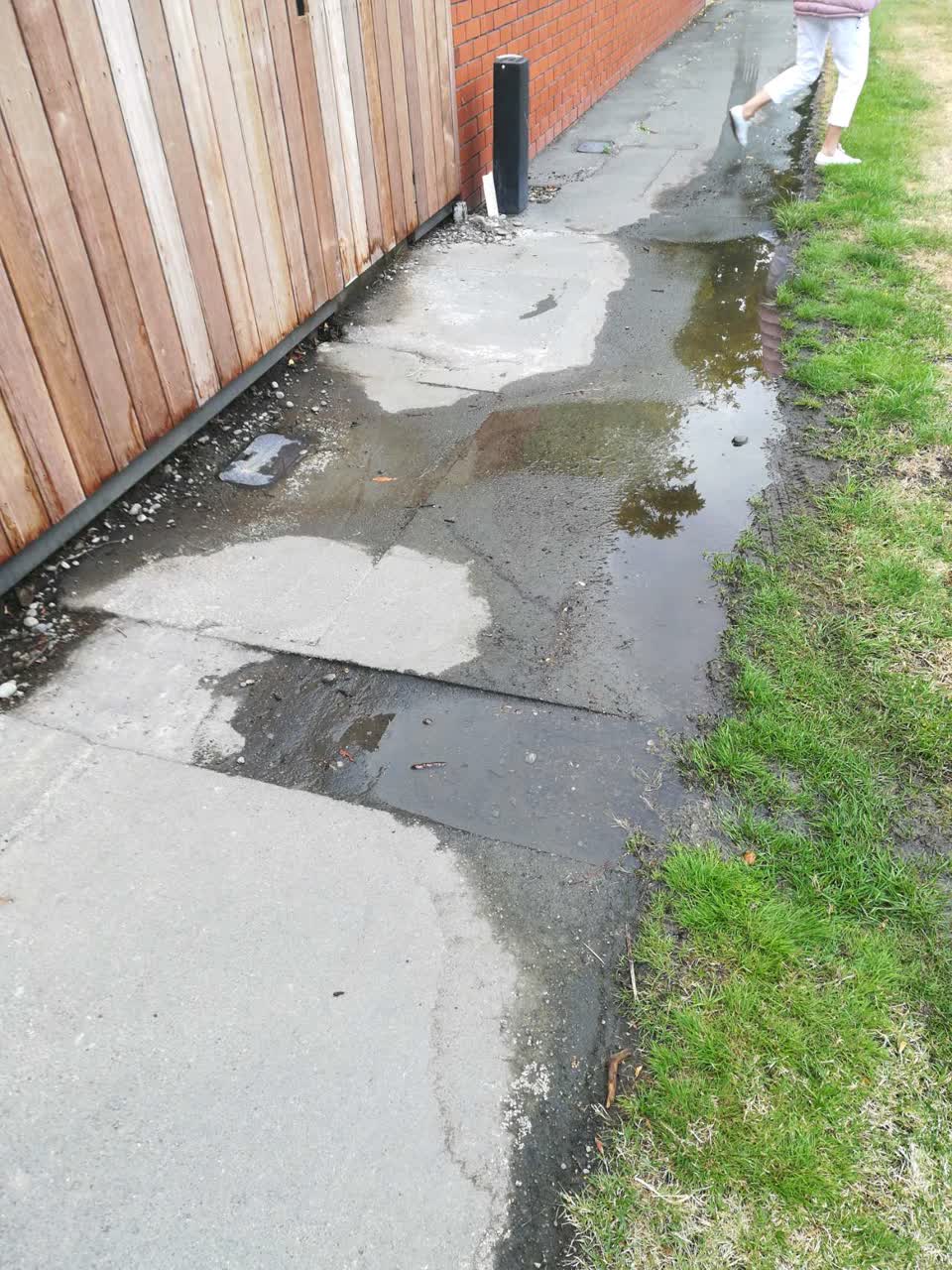 The photograph attached to this water supply report