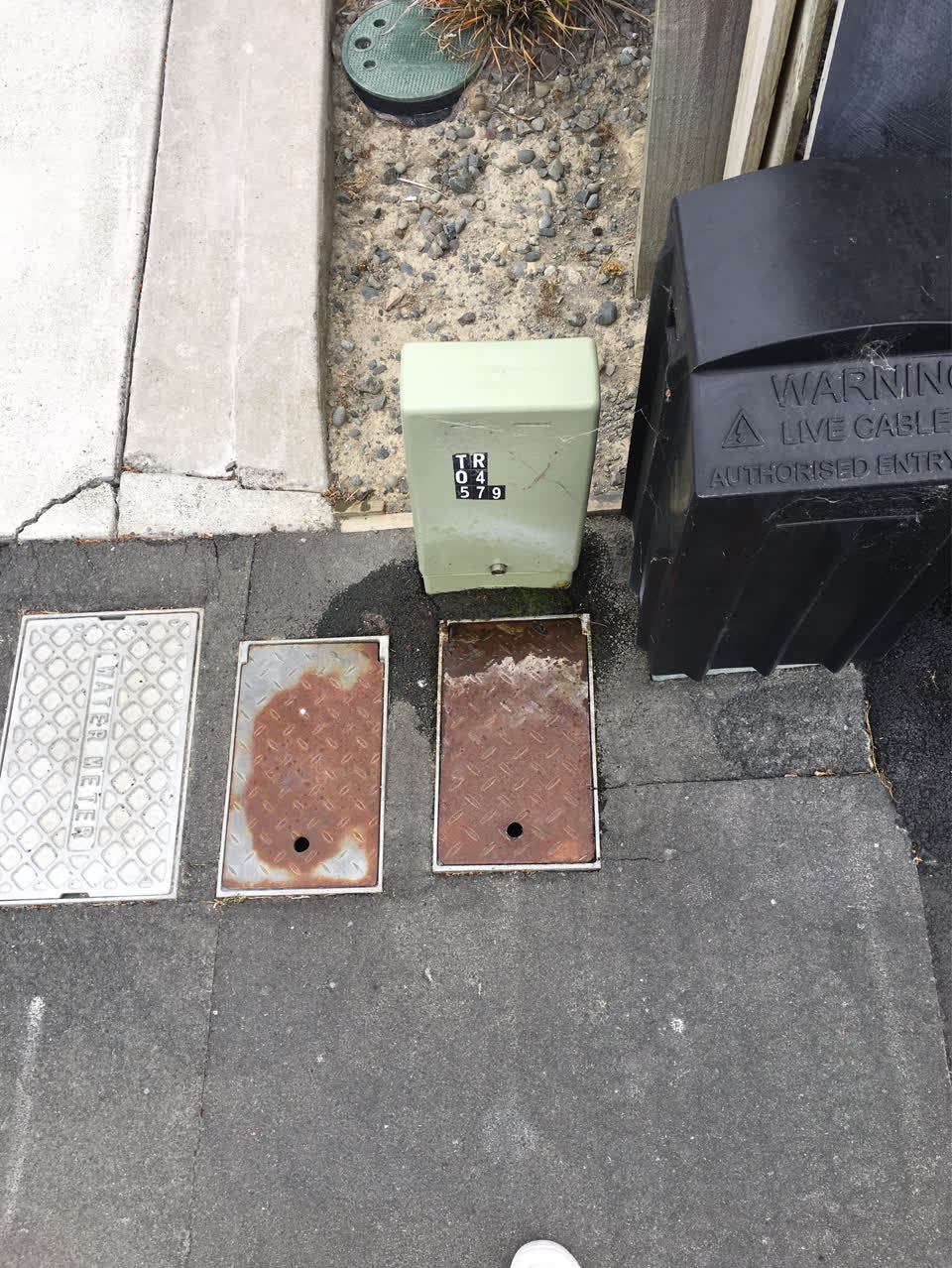 The photograph attached to this water supply report