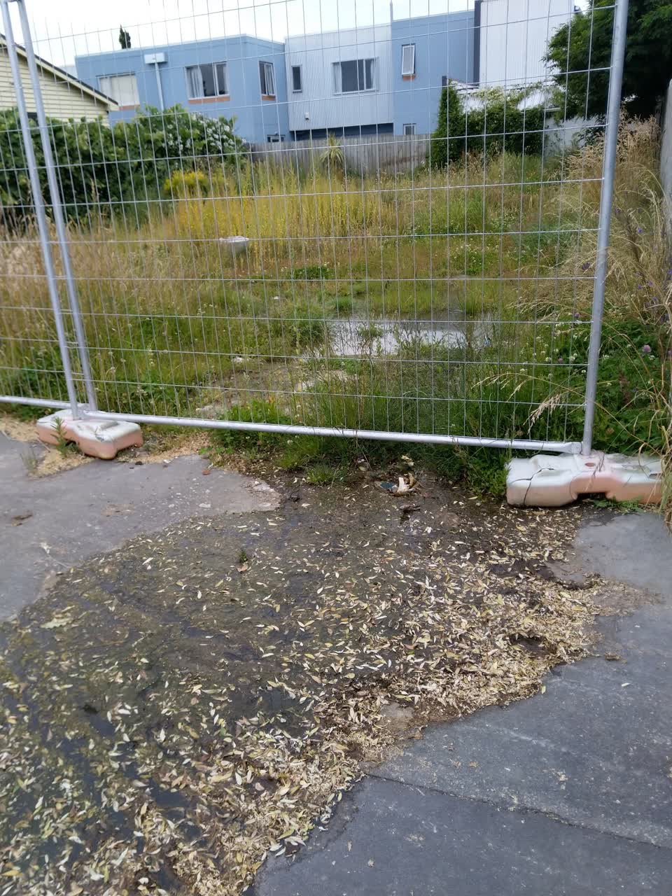 The photograph attached to this flooding report