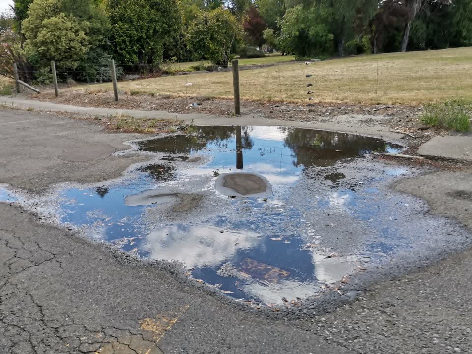 The photograph attached to this water supply report