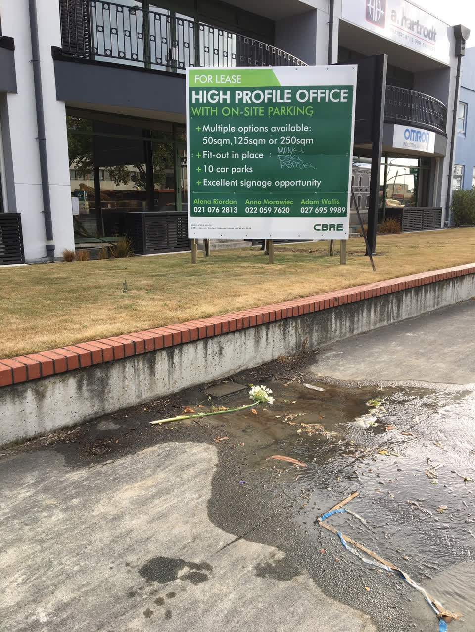 The photograph attached to this water supply report