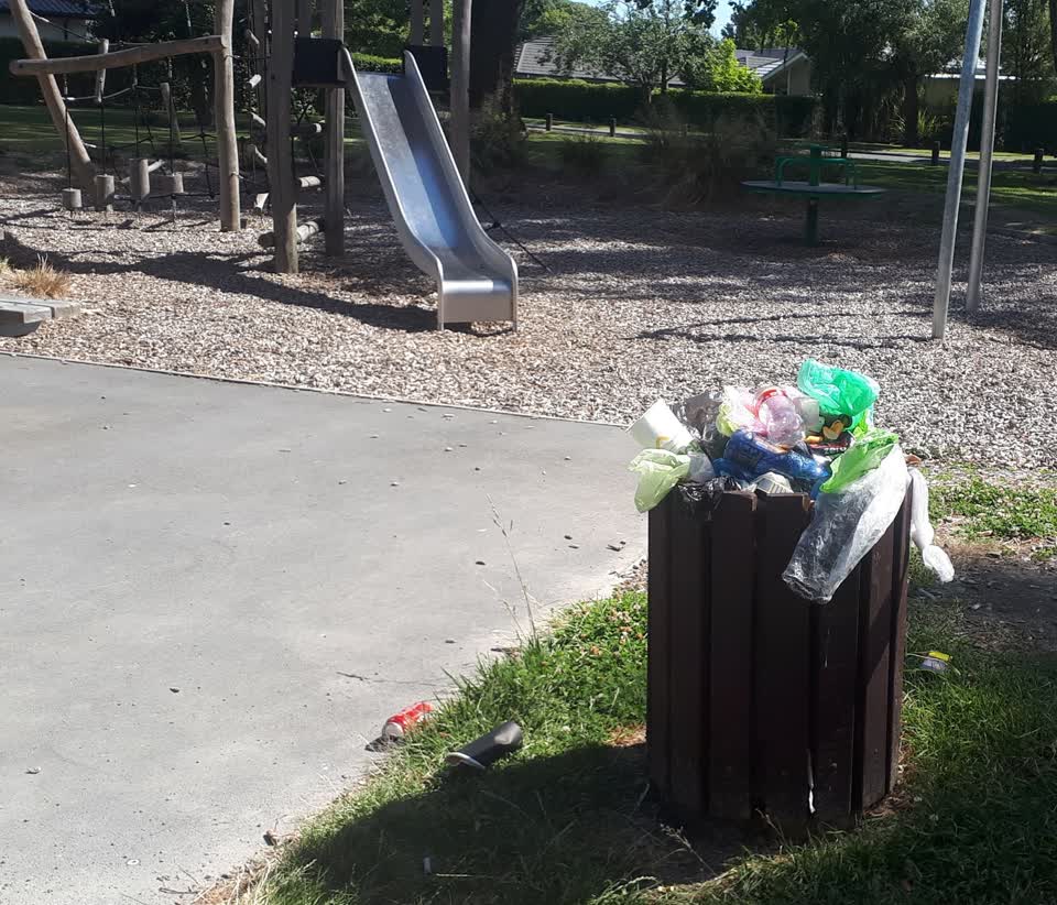 The photograph attached to this parks report