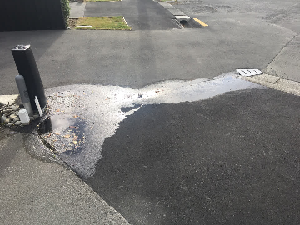 The photograph attached to this water supply report