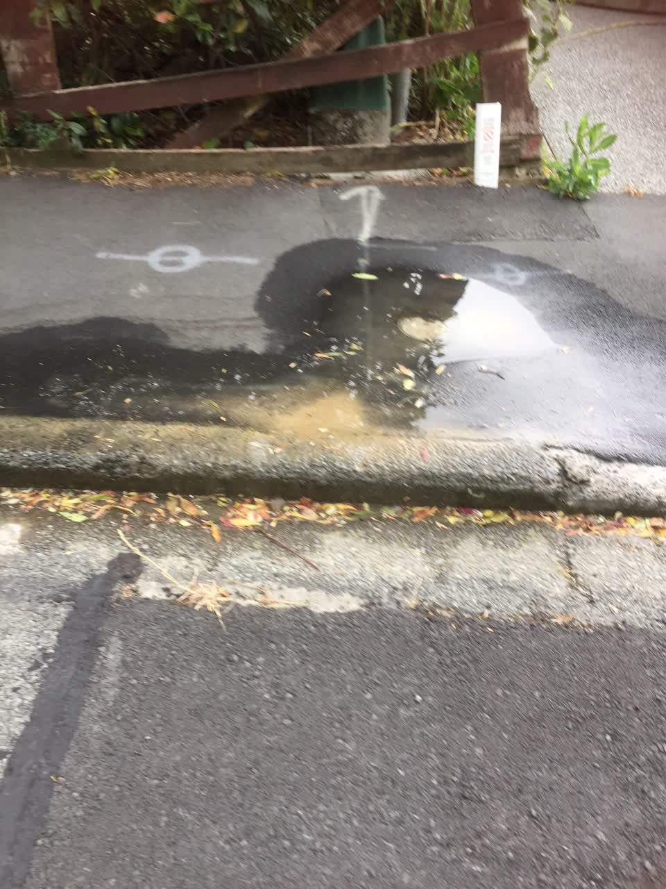 The photograph attached to this wastewater/stormwater report