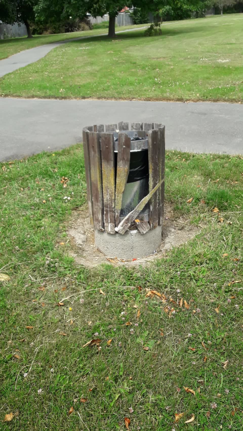 The photograph attached to this parks report