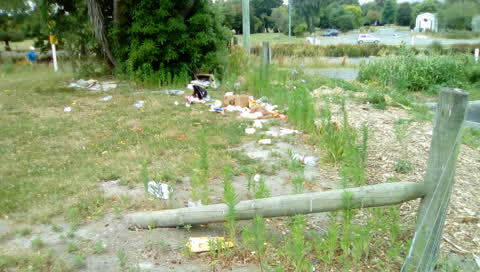 Rubbish/Recycling, a report photo