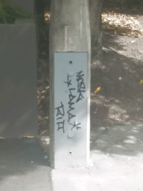 Graffiti, a report photo