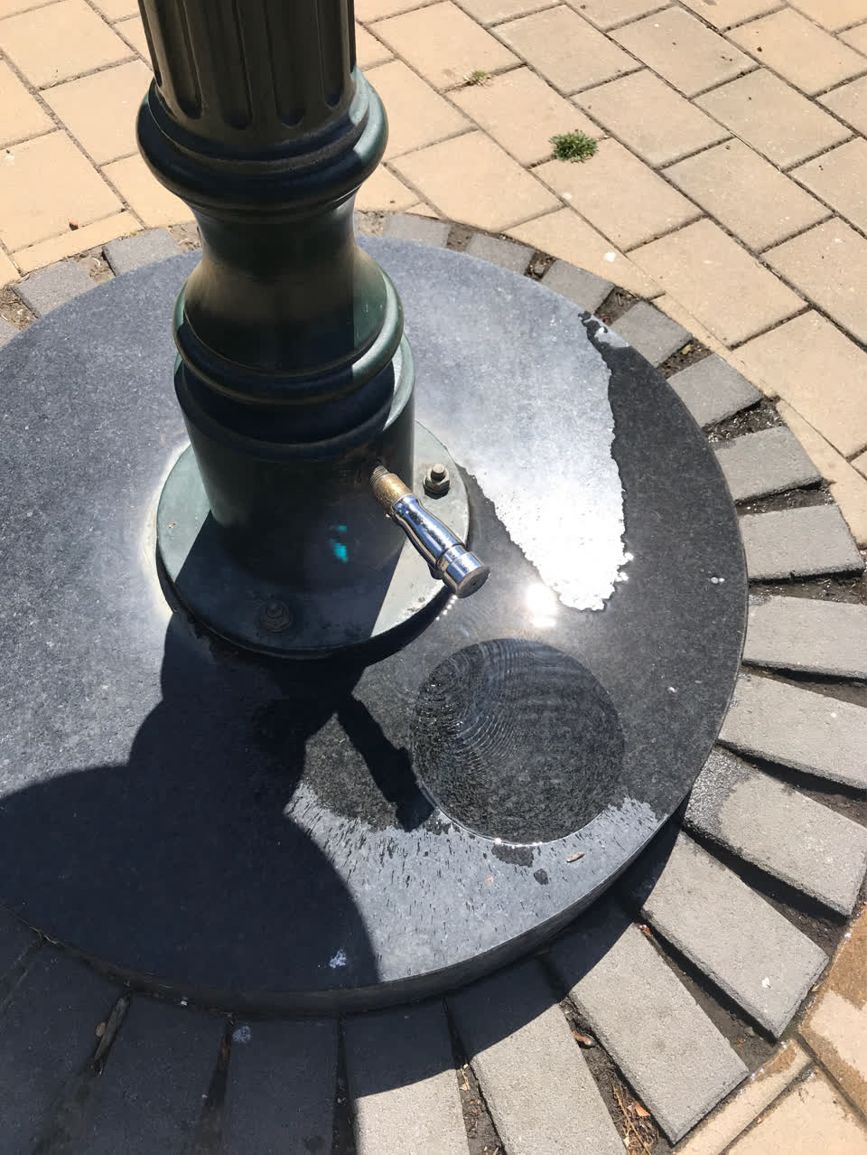 The photograph attached to this water supply report