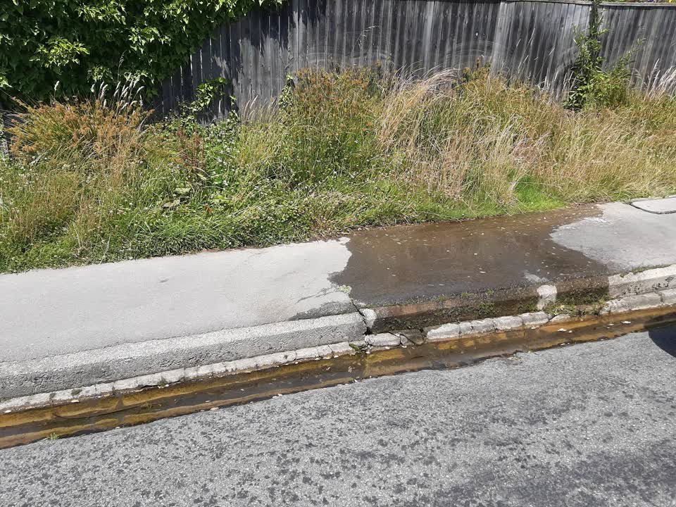 The photograph attached to this water supply report