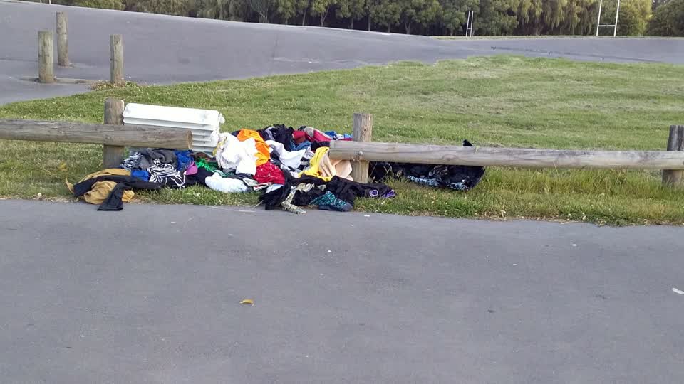 The photograph attached to this rubbish/recycling report