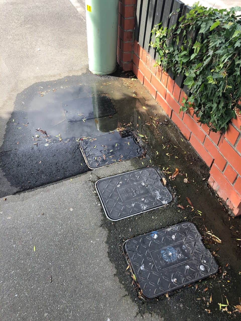 The photograph attached to this water supply report