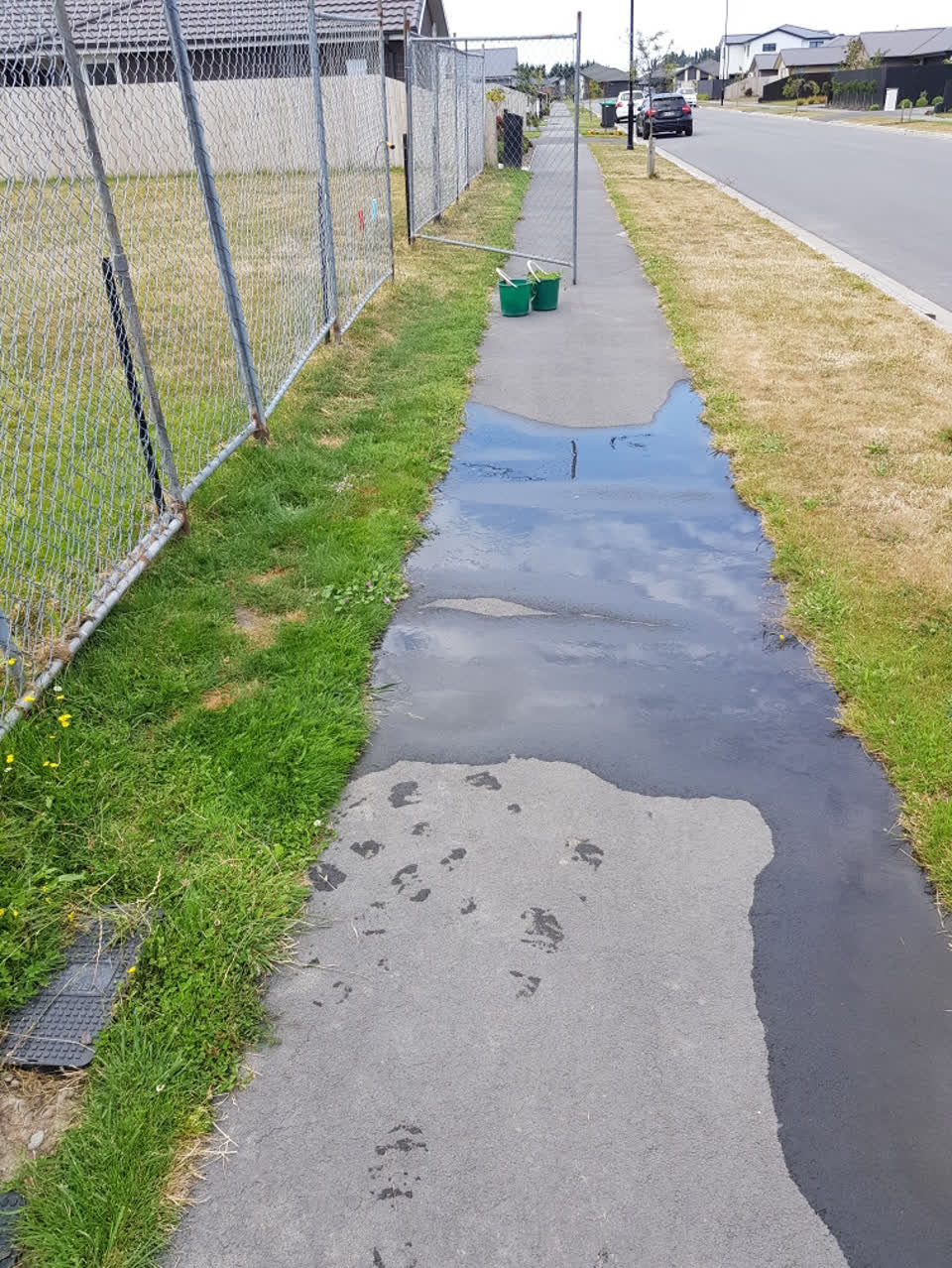 The photograph attached to this water supply report