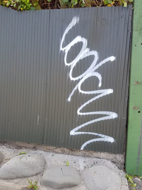 Graffiti, a report photo