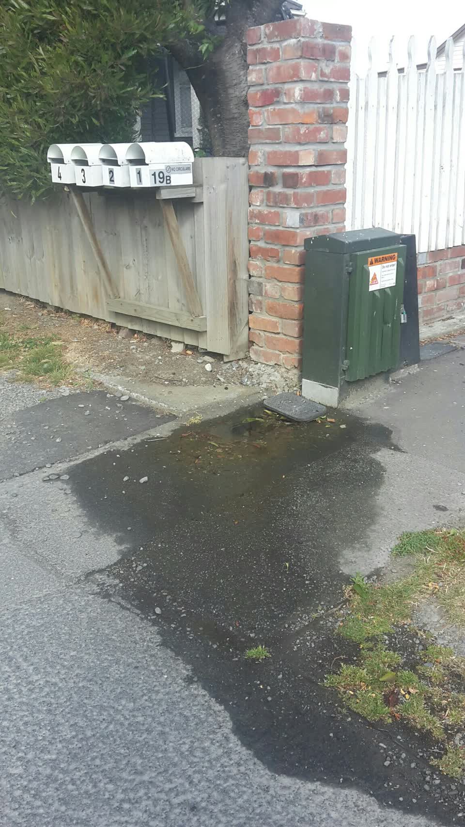 The photograph attached to this water supply report