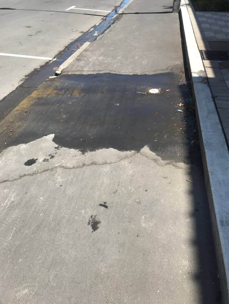 The photograph attached to this water supply report