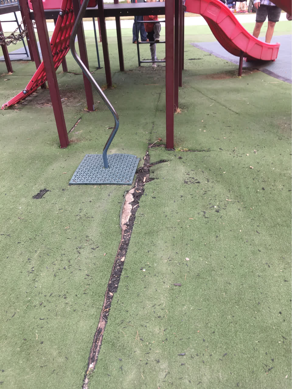 The photograph attached to this parks report