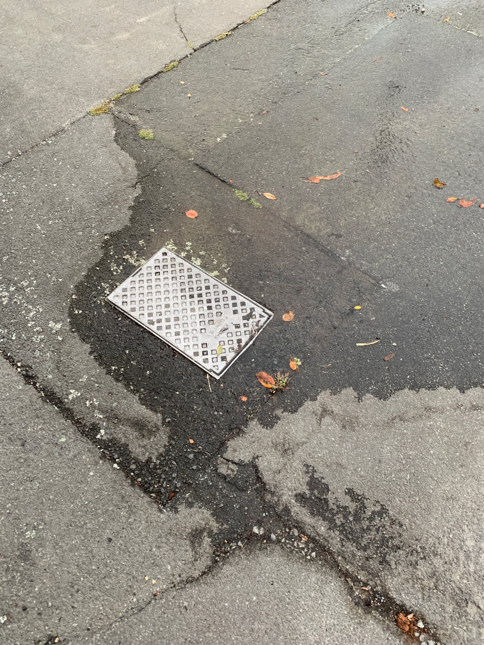 The photograph attached to this wastewater/stormwater report