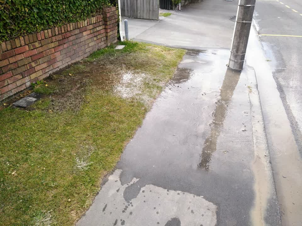 The photograph attached to this water supply report