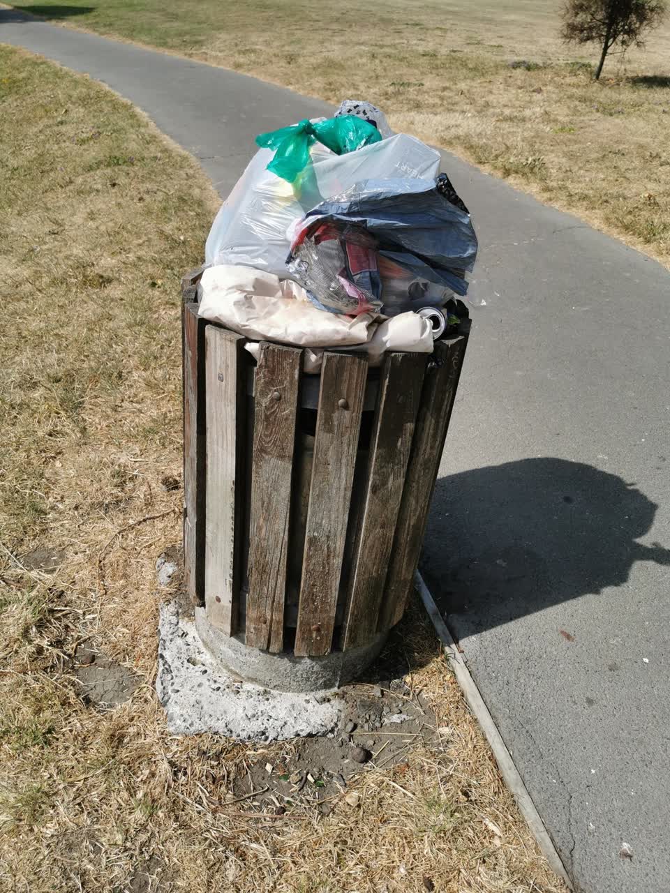 The photograph attached to this parks report