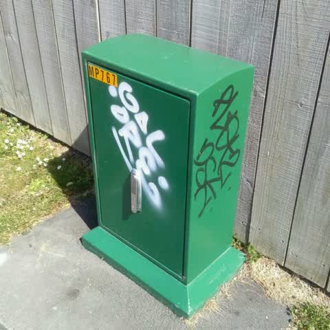 Graffiti, a report photo