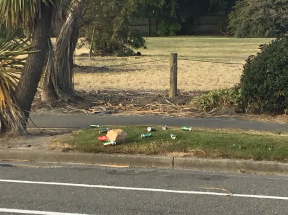The photograph attached to this rubbish/recycling report