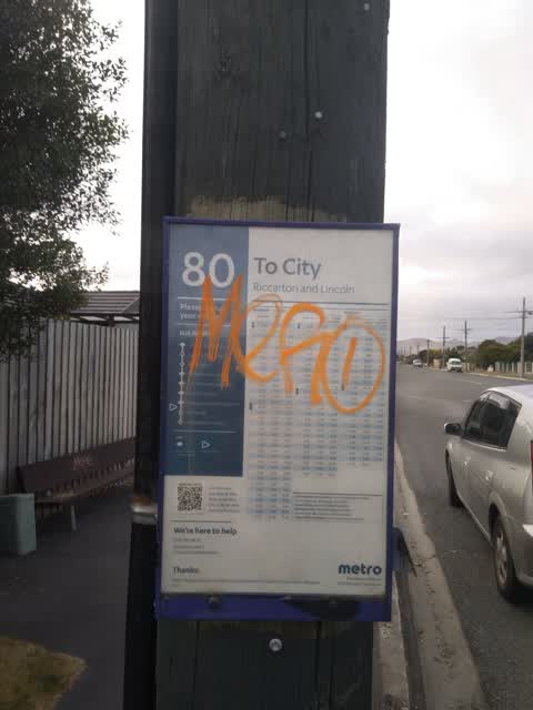 Graffiti, a report photo