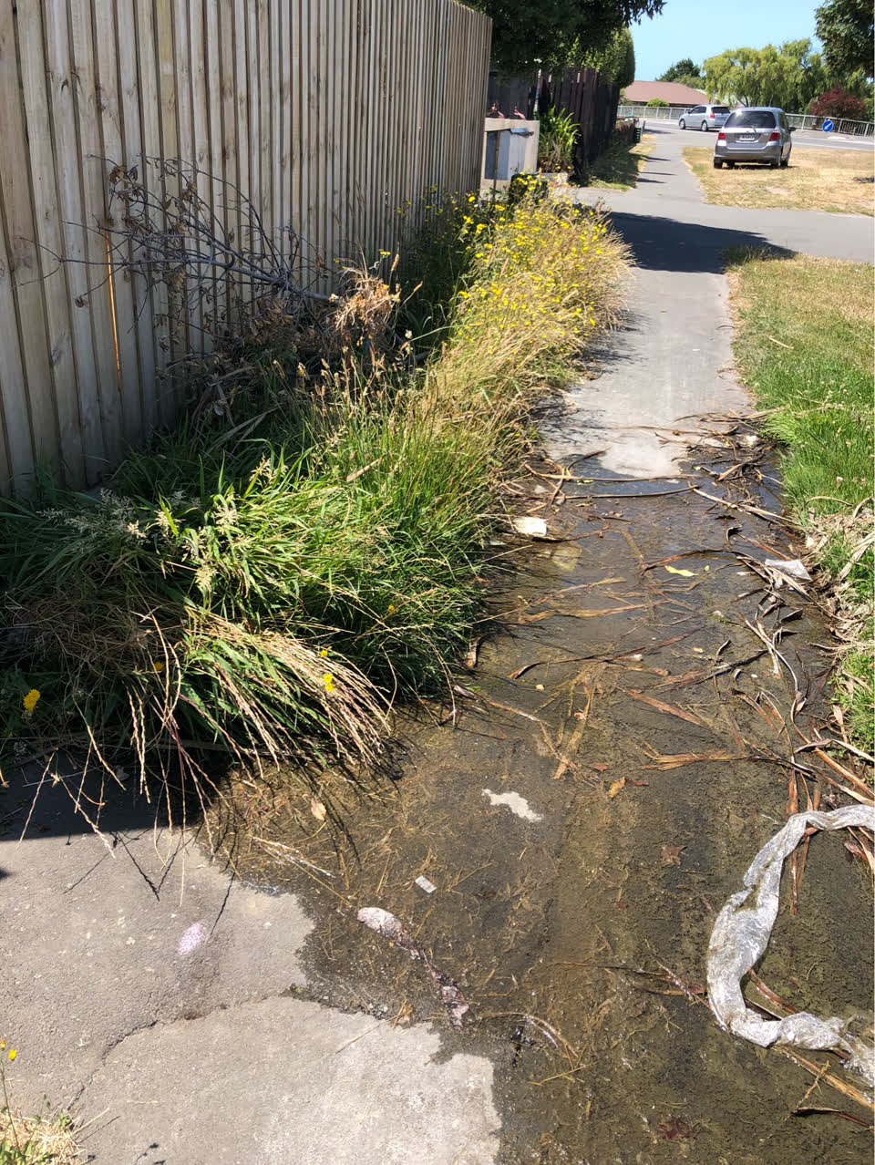 The photograph attached to this wastewater/stormwater report