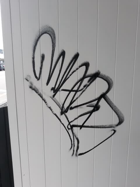 Graffiti, a report photo