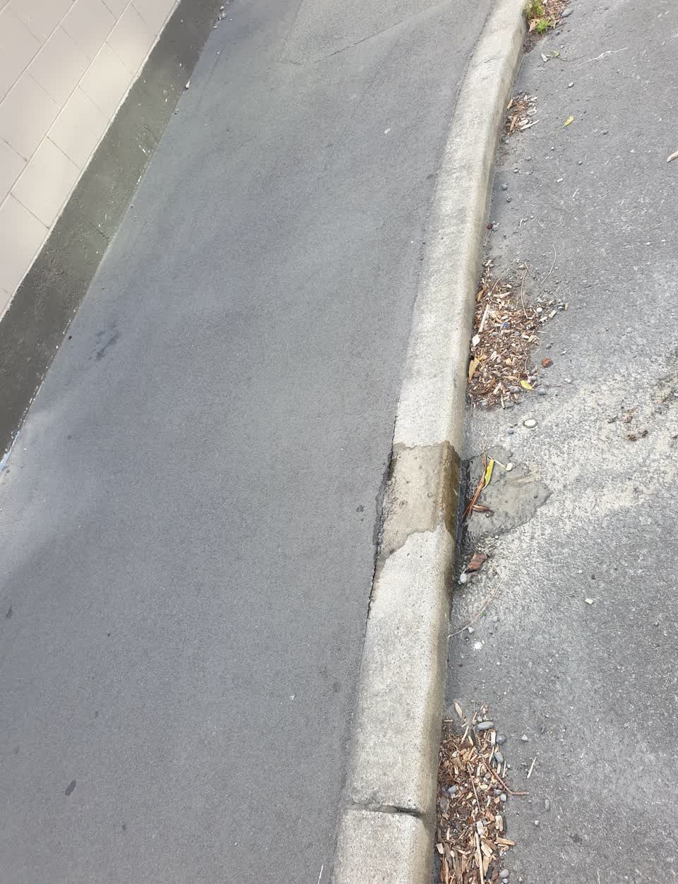 The photograph attached to this wastewater/stormwater report