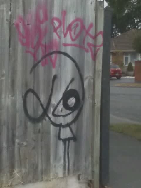 Graffiti, a report photo