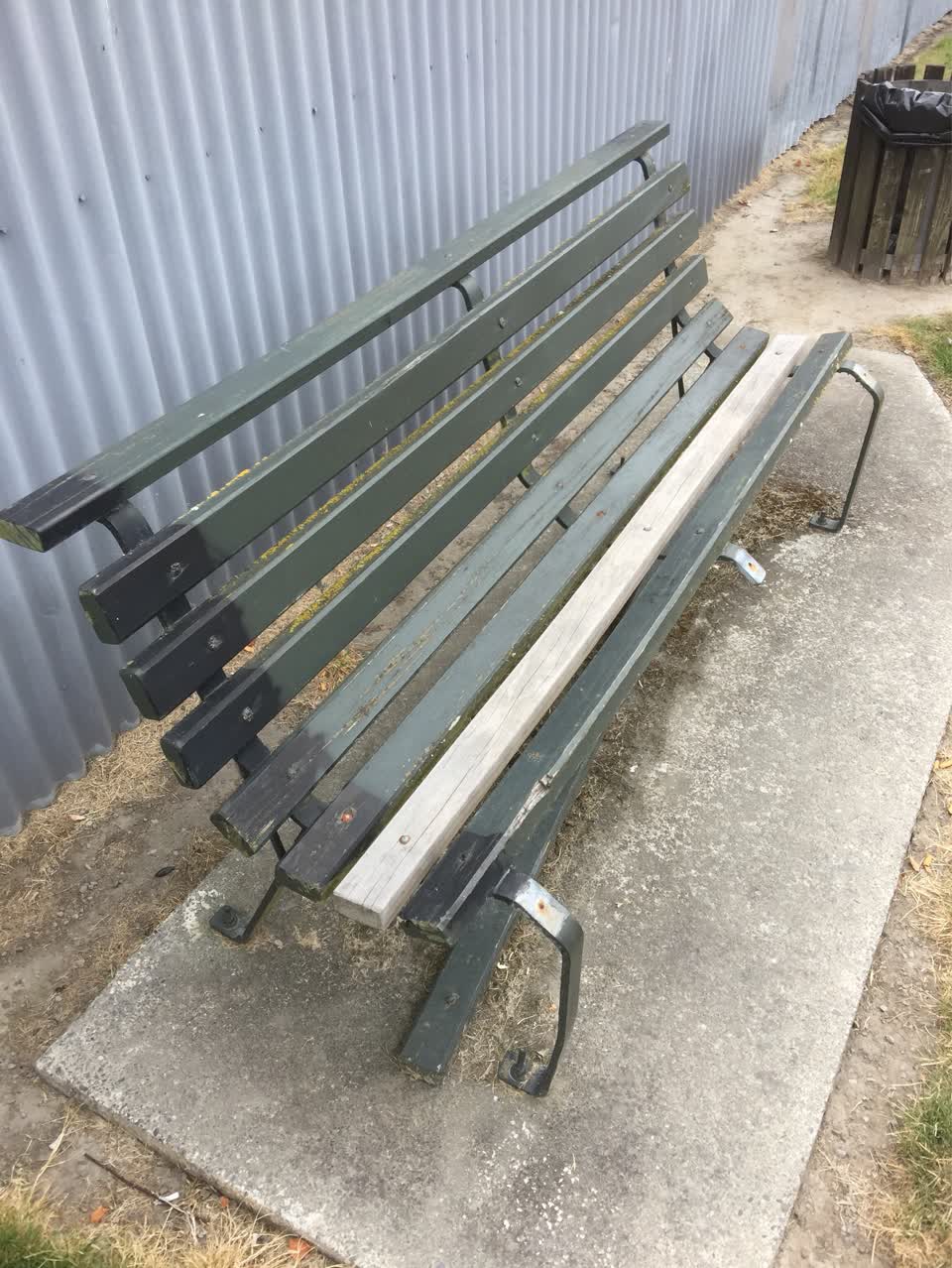 The photograph attached to this parks report