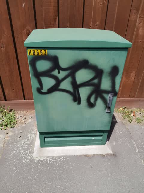Graffiti, a report photo