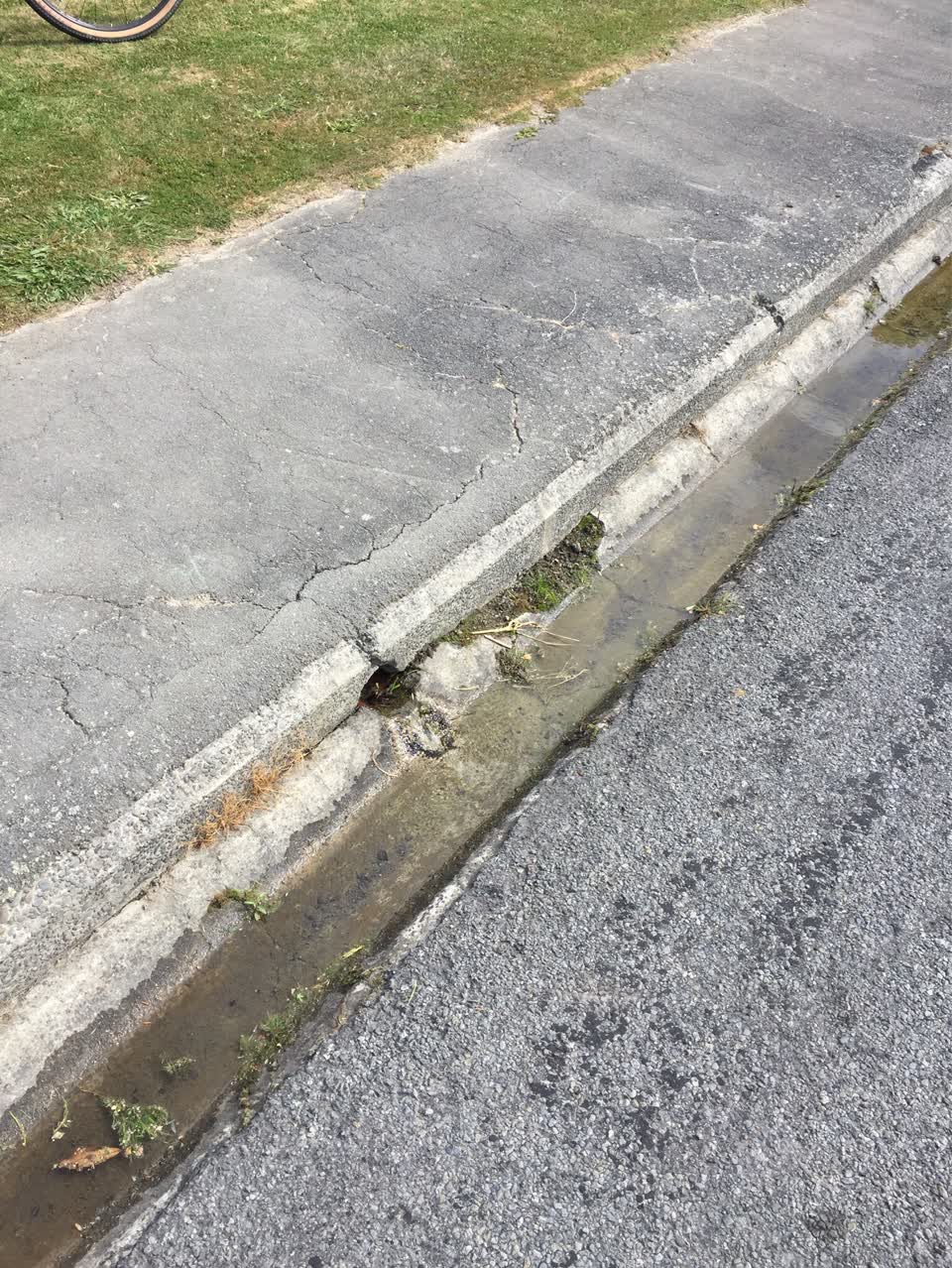 The photograph attached to this wastewater/stormwater report