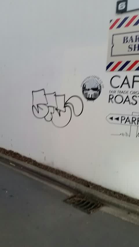 Graffiti, a report photo