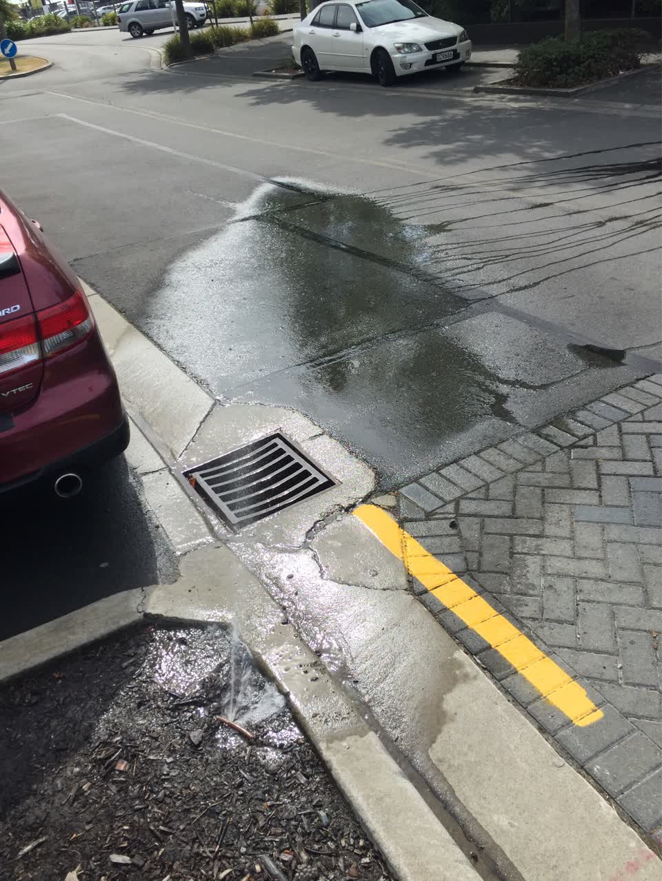 The photograph attached to this water supply report