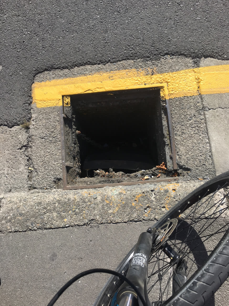 The photograph attached to this wastewater/stormwater report