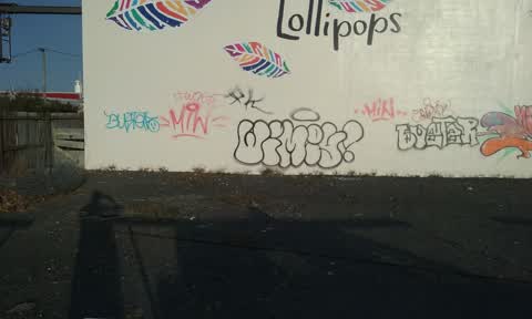 Graffiti, a report photo