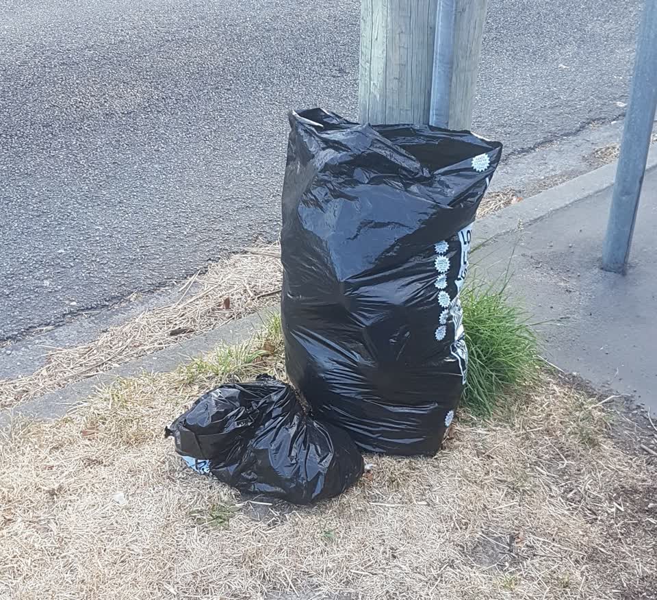 The photograph attached to this rubbish/recycling report