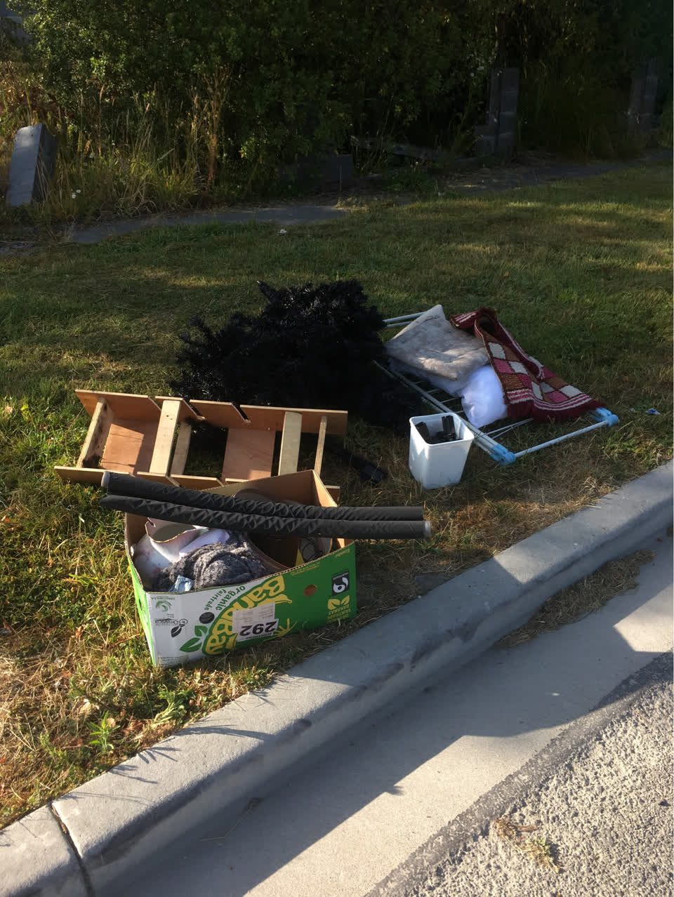 The photograph attached to this rubbish/recycling report