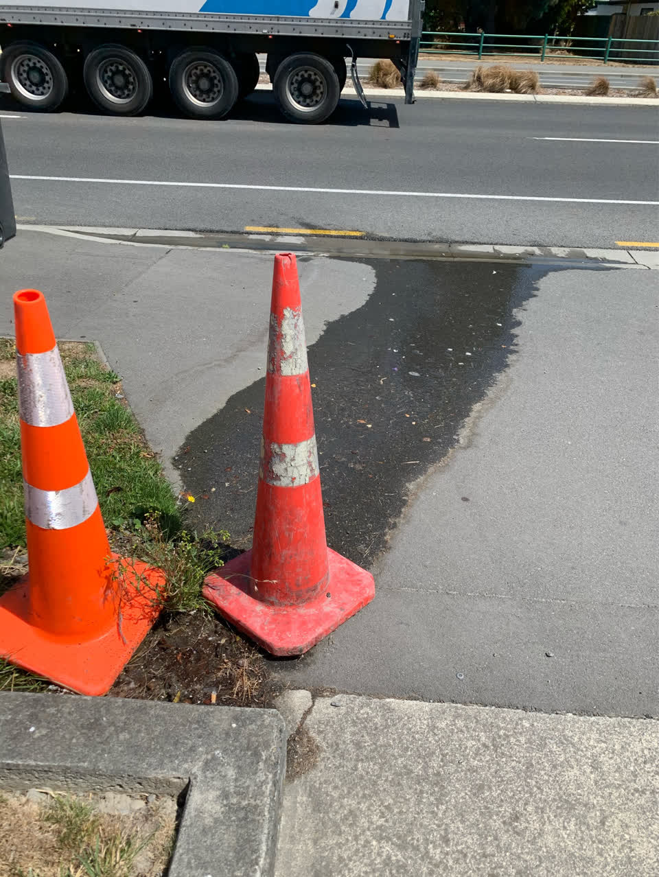 The photograph attached to this water supply report