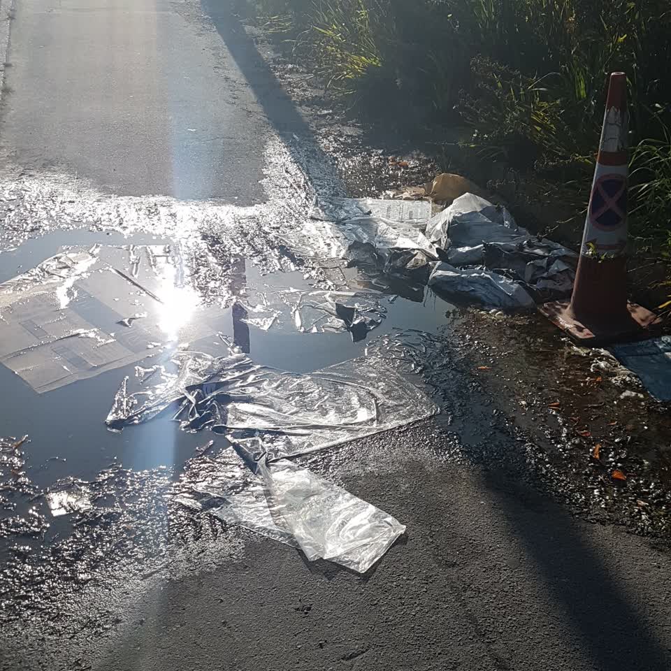 The photograph attached to this water supply report