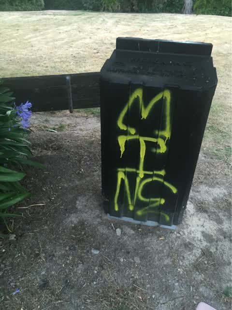 Graffiti, a report photo