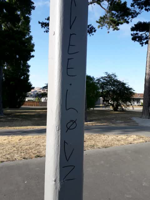 Graffiti, a report photo