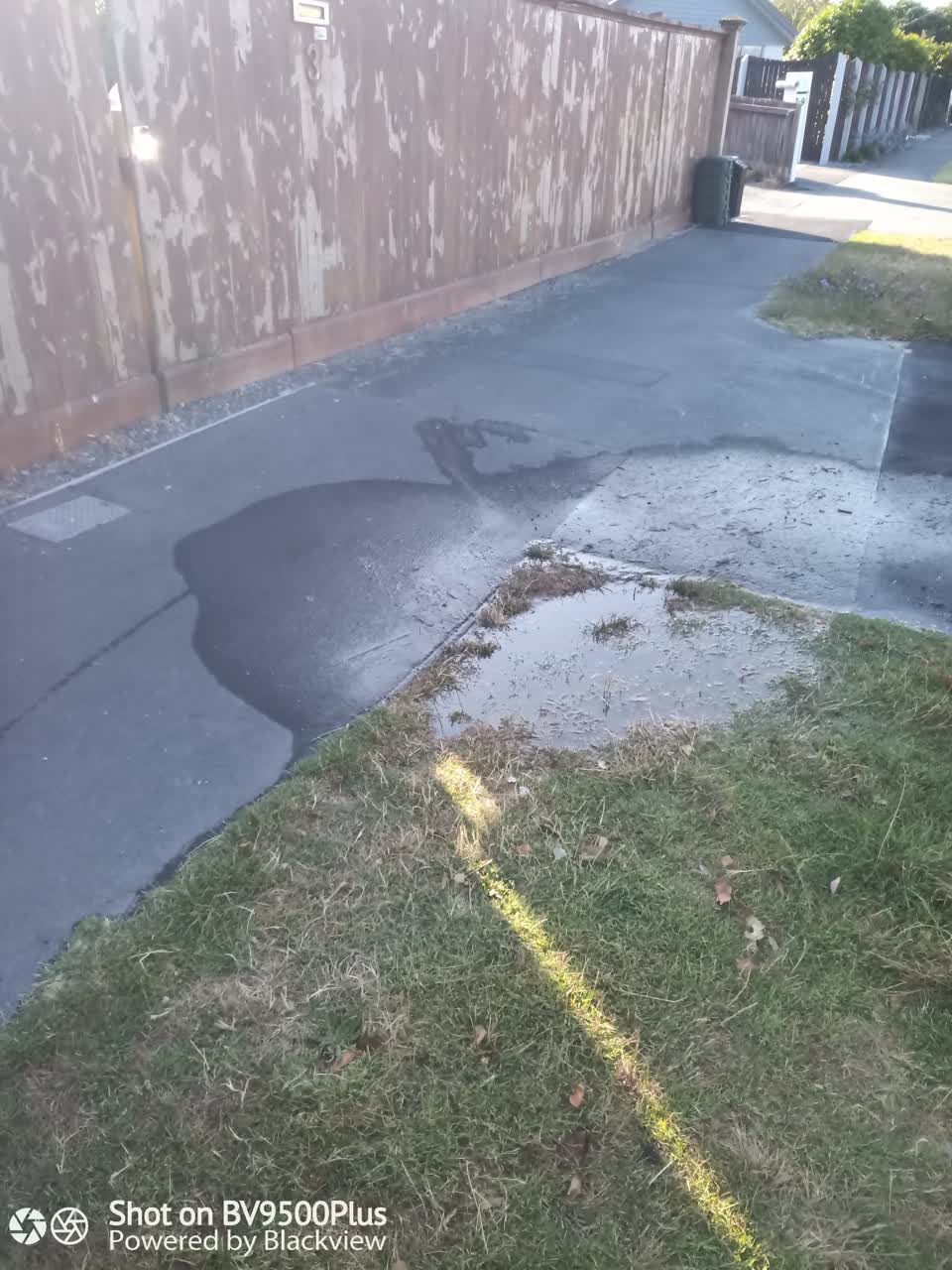 The photograph attached to this water supply report